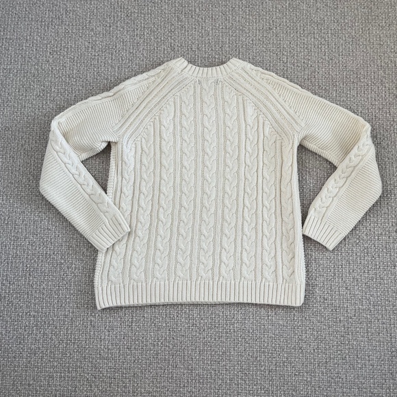 ABLE Claudette Fisherman Sweater - antique white, size S - Picture 8 of 12